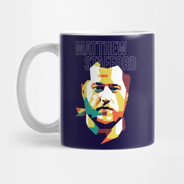 Matthew Stafford on WPAP Art by pentaShop